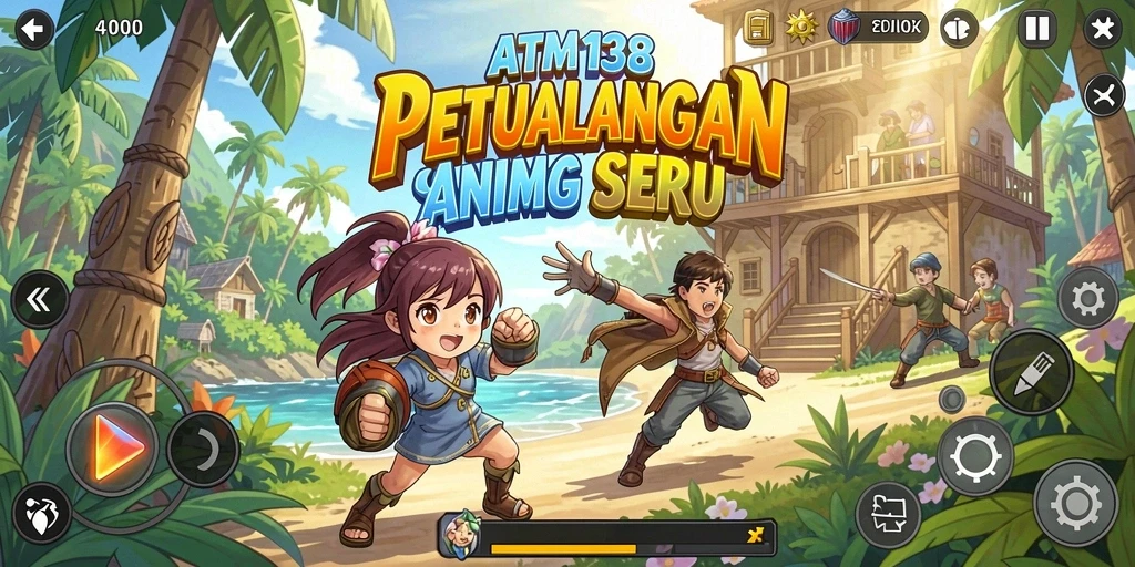 Tangkapan layar dari gameplay <strong>ATM138</strong> dengan suasana anime yang menarik.