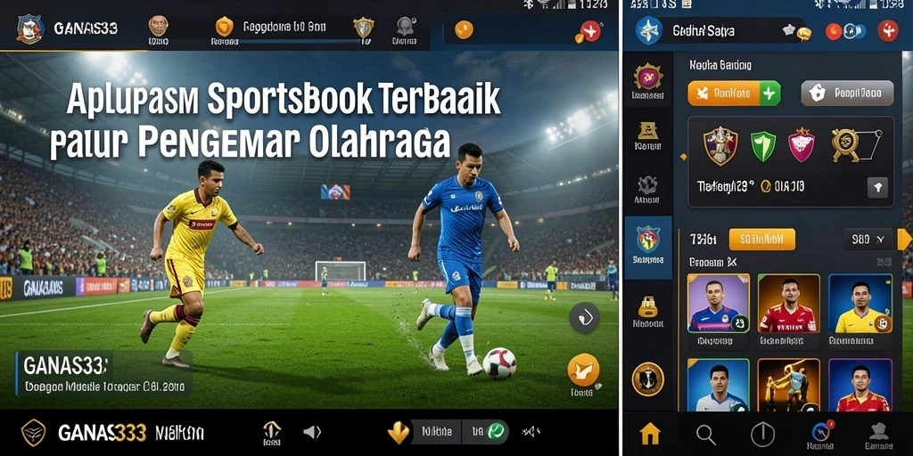 Tampilan menarik dari aplikasi Sportsbook GANAS33 dengan fitur lengkap.