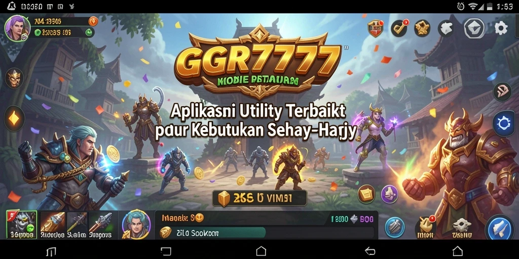 Tampilan antarmuka GGR7777 yang intuitif dan efisien.
