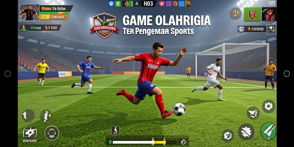 Tampilan menarik dalam permainan olahraga H03 yang mendebarkan.