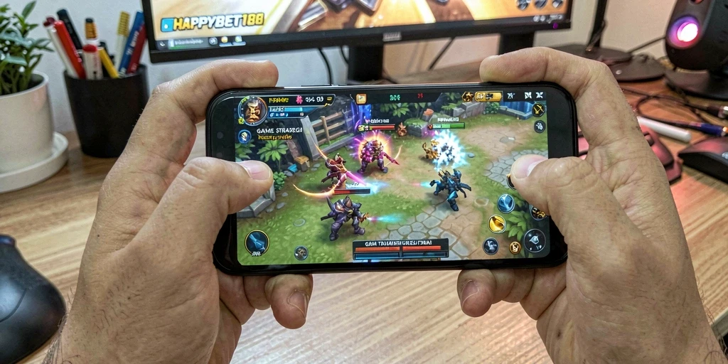 Screenshot gameplay <strong>HAPPYBET188</strong> menunjukkan aksi seru dan strategi yang mendebarkan.