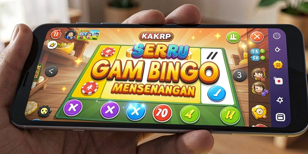 Tampilan gameplay KAKRP dengan suasana Bingo yang seru.