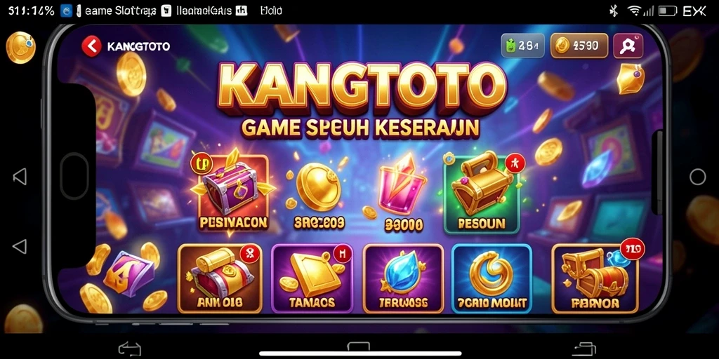 Screenshot KANGTOTO menunjukkan keseruan gameplay Slot yang menarik.