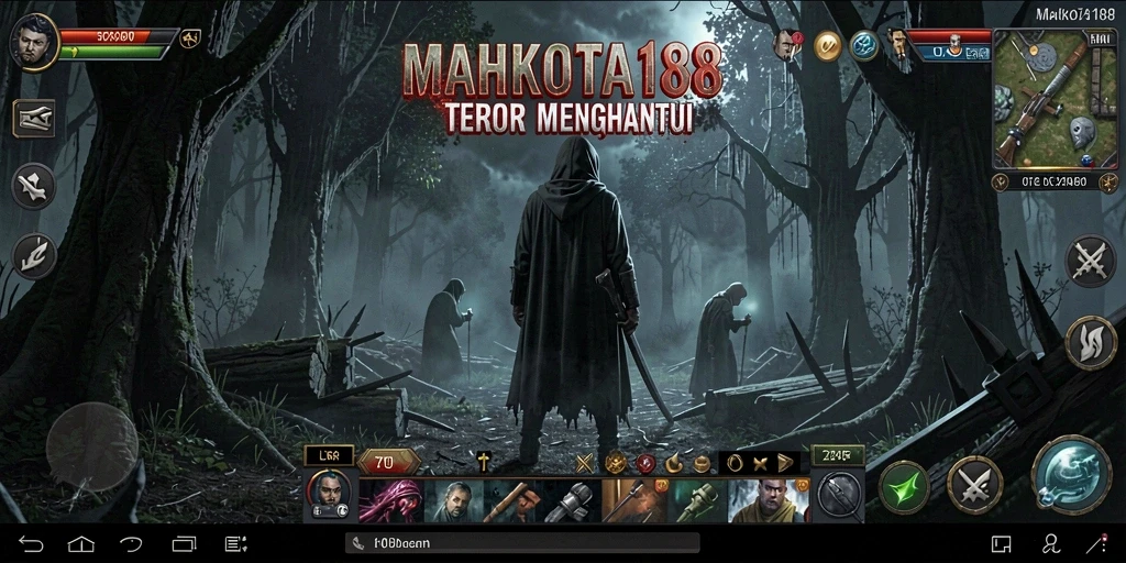 Tampilan gameplay menakutkan di MAHKOTA188 yang menguji keberanian.