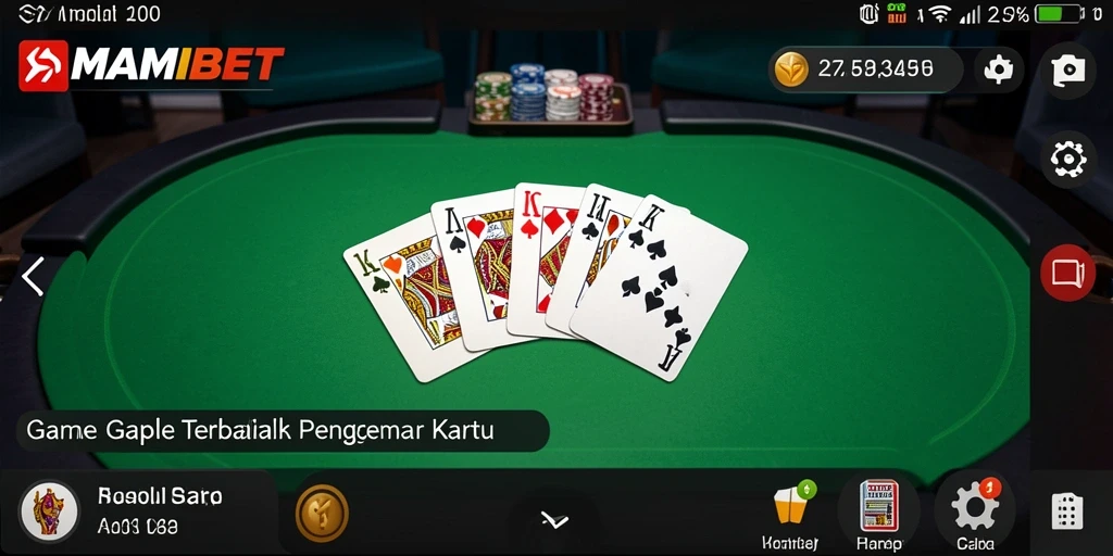 Tampilan gameplay seru di MAMIBET dengan pemain yang bersaing.