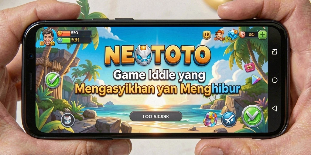 Tampilan gameplay NEOTOTO dengan elemen Idle yang menarik.