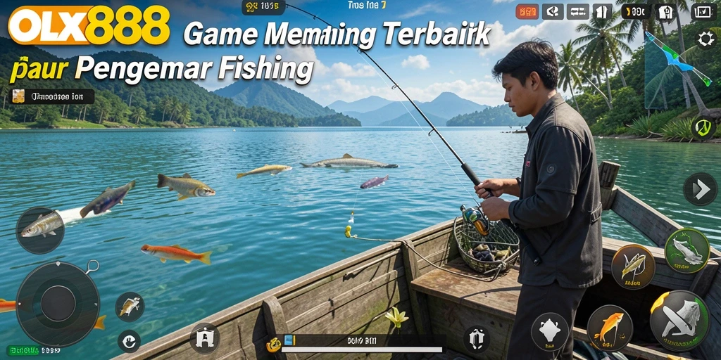 Tampilan gameplay OLX888 yang seru dalam pengalaman memancing.