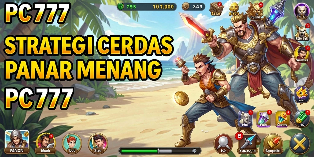 Tampilan gameplay strategis PC777 yang menantang dan menarik.