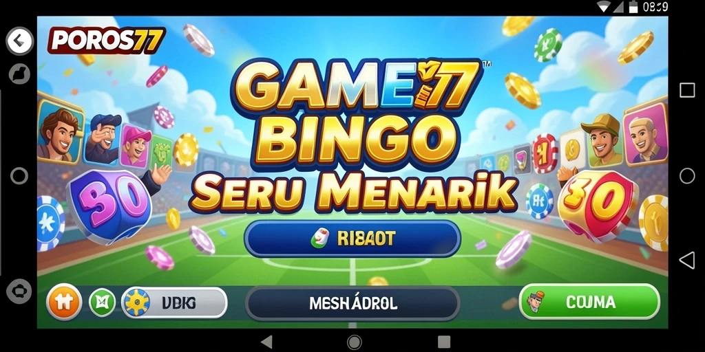 Screenshot gameplay Bingo yang seru di POROS77.