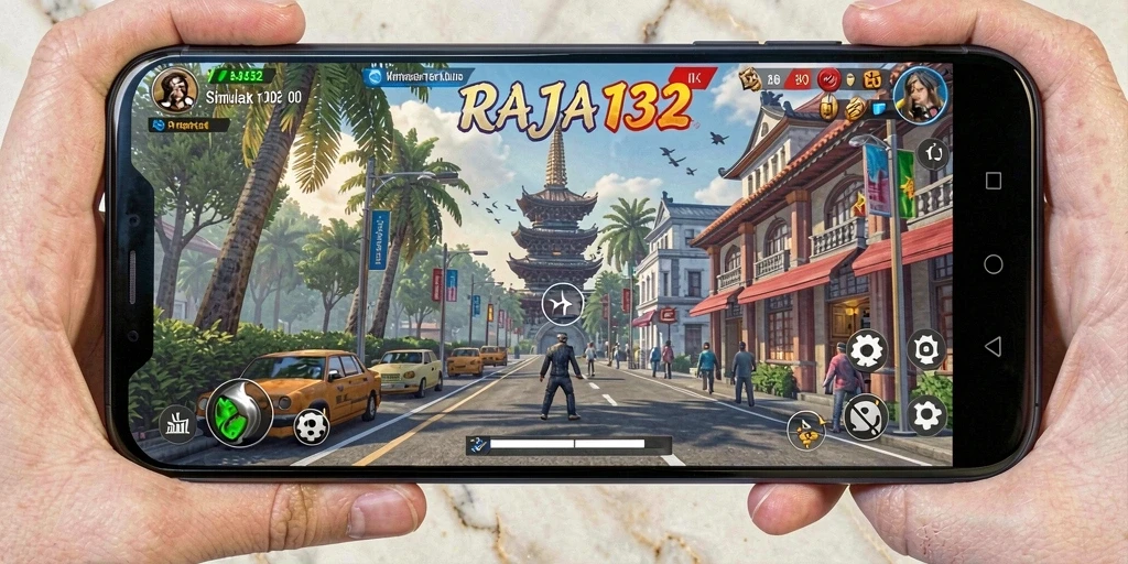 Screenshot gameplay RAJA132 menampilkan aksi seru dalam simulasi.