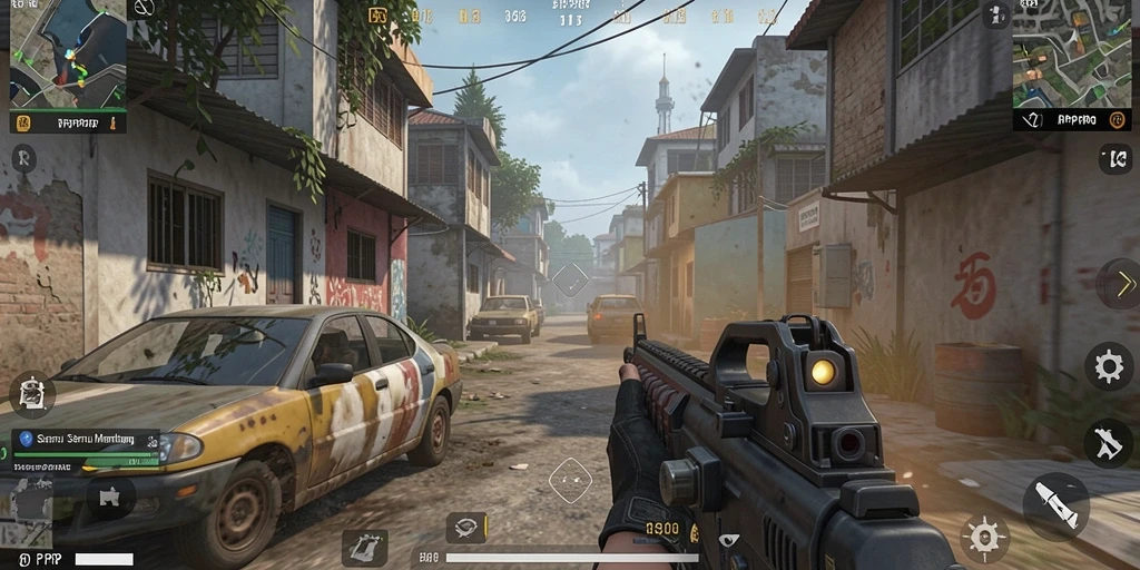 Tangkapan layar gameplay RPRPRP yang intens dan mendebarkan.