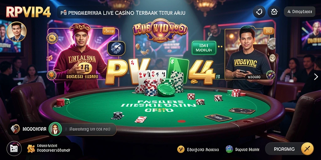 Gameplay Live Casino RPVIP4 yang menarik dan mengasyikkan.