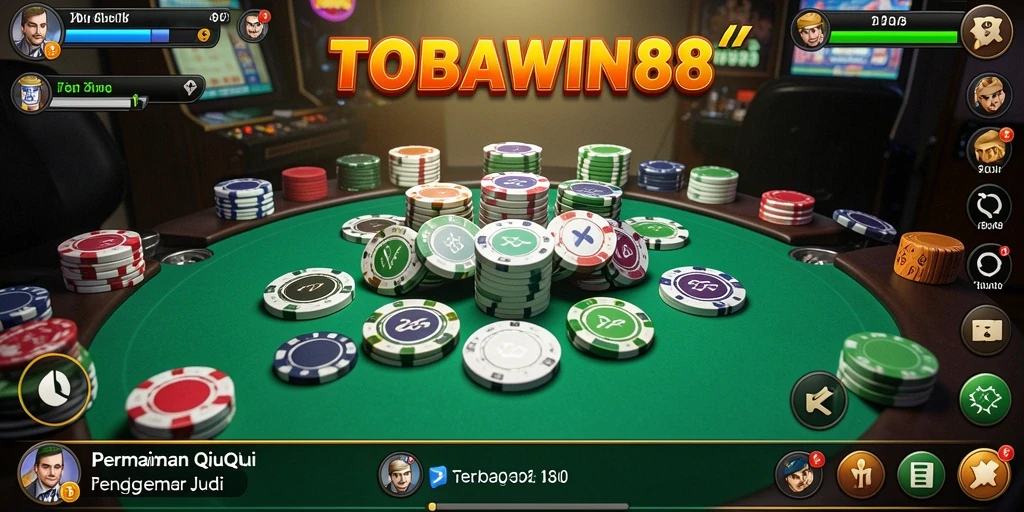 Gameplay QiuQiu yang seru dan interaktif.
