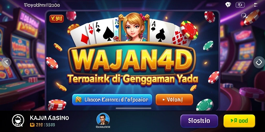 Tampilan gameplay Kasino yang menakjubkan di WAJAN4D.