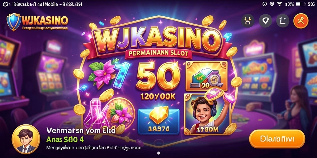 Screenshot WJKASINO menampilkan gameplay slot yang menarik dan penuh warna.