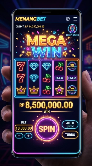 Screenshot fitur unggulan dalam aplikasi menangbet.